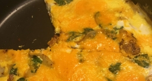Bacon and Potato Frittata with Greens
