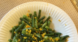 Green Beans With Orange Olive Oil