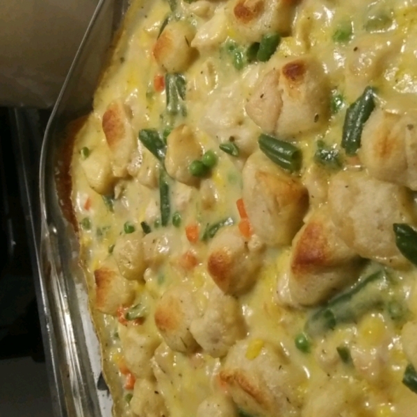 Chicken Pot Pie Bubble Bake