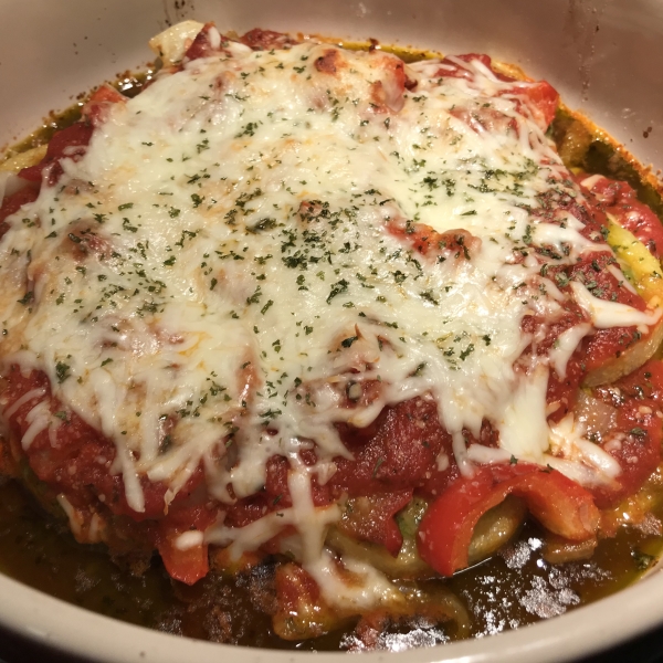 Pesto Polenta Lasagna