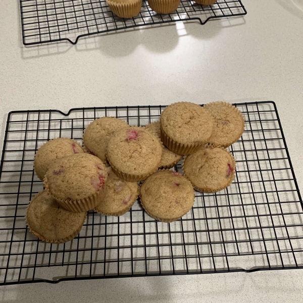 Valentine's Day Strawberry Muffins