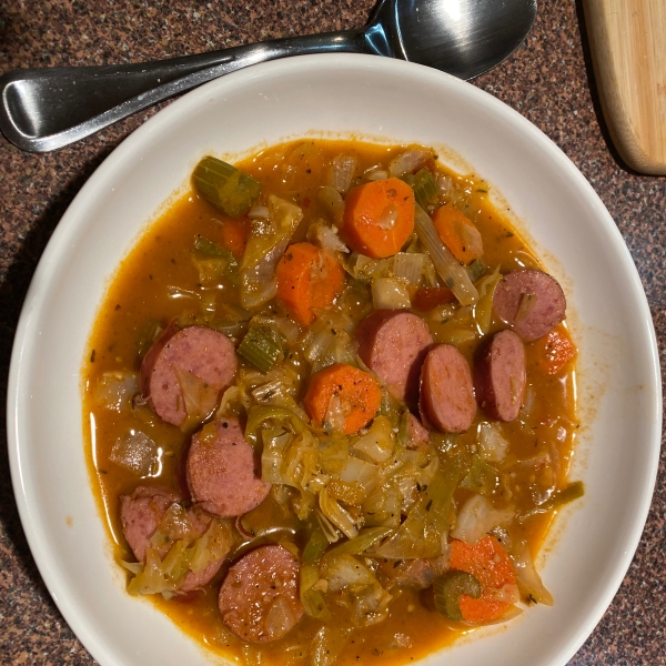 Cajun Cabbage Soup