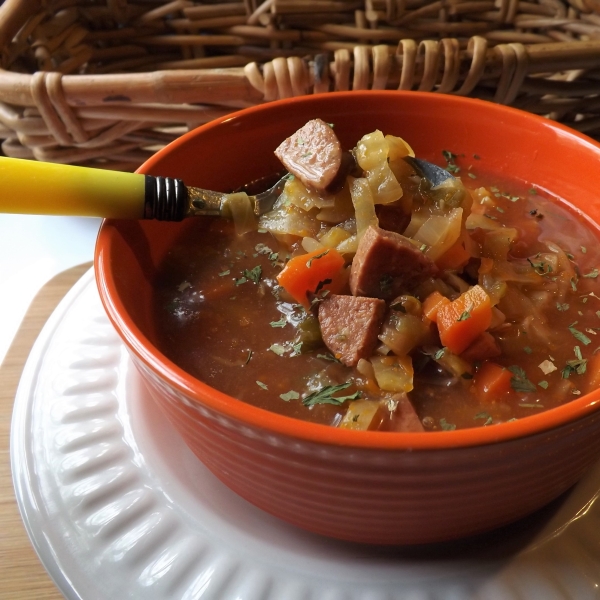 Cajun Cabbage Soup