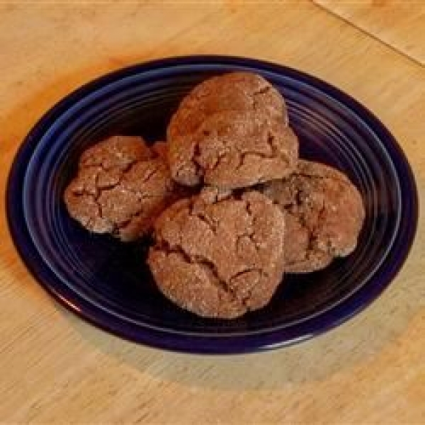 Molasses Peanut Butter Crinkles