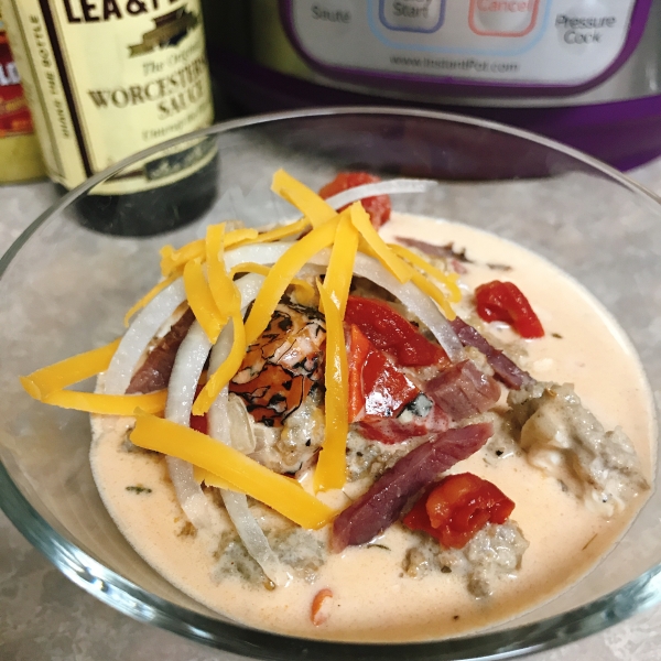 Instant Pot® Keto Hamburger Soup