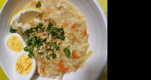 Chicken Arroz Caldo (Chicken Rice Porridge)