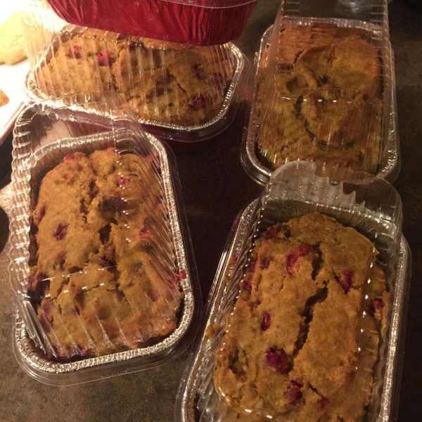 Pumpkin Cranberry Bread