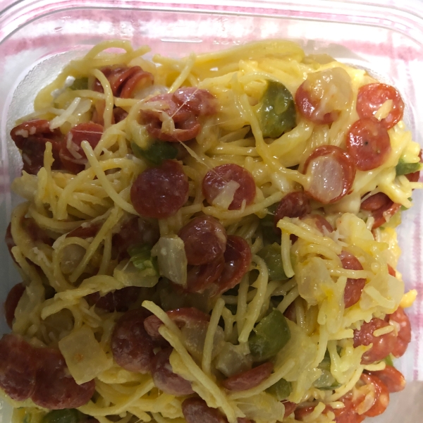 Sauceless Spaghetti