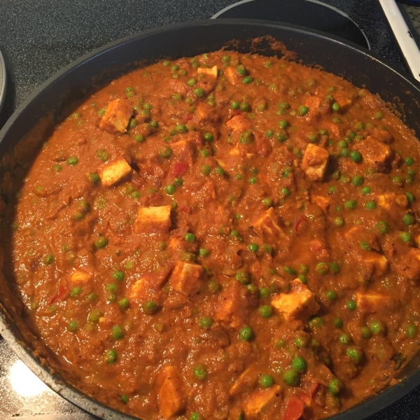 Vegetarian Matar Paneer