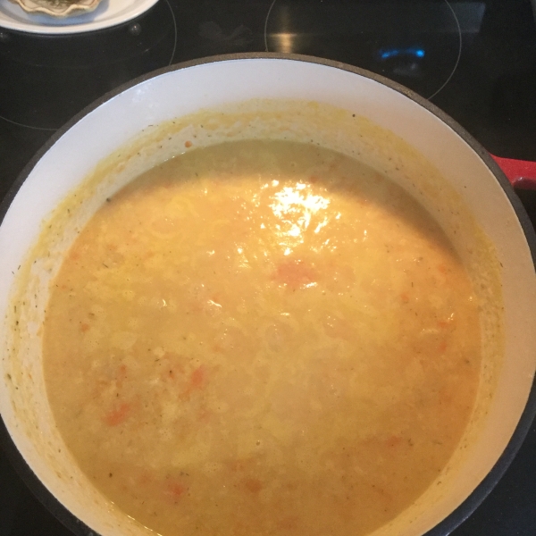 Cheddar Cauliflower Soup