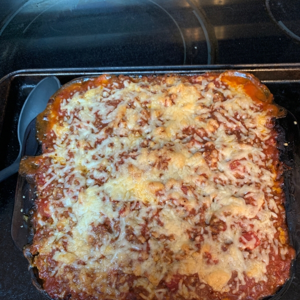 Beefy Baked Ravioli