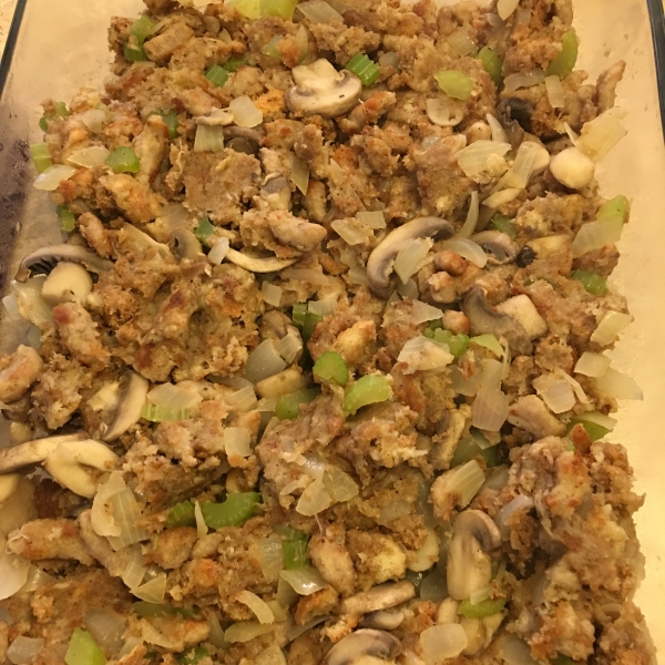 Sausage and Mushroom Stuffing