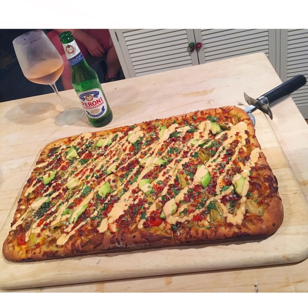 Chicken Avocado Pizza