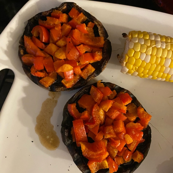 Grilled Stuffed Portobello Mushrooms