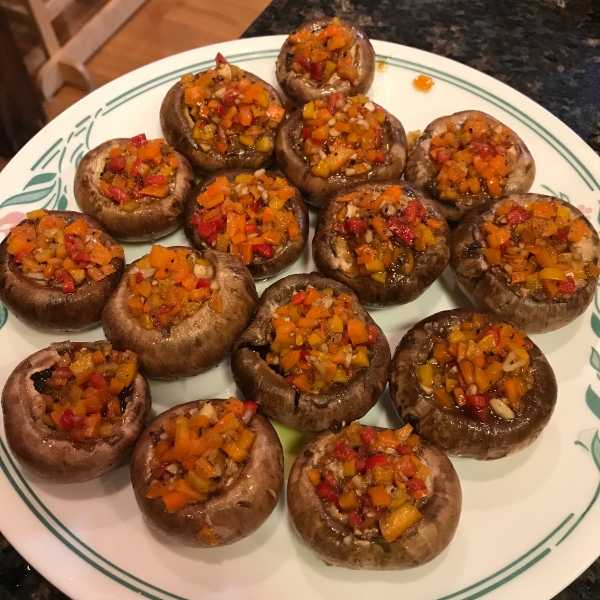 Grilled Stuffed Portobello Mushrooms