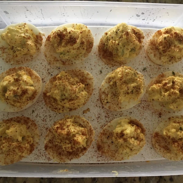 Easy Creamy Deviled Eggs