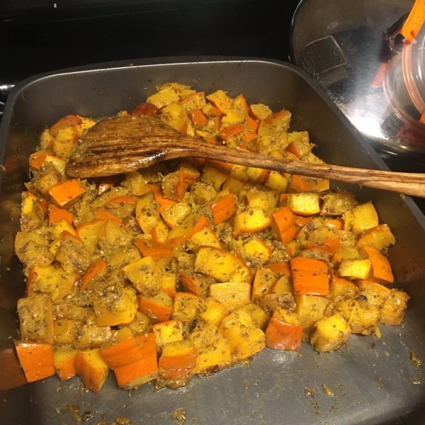 Roasted Herbed Pumpkin