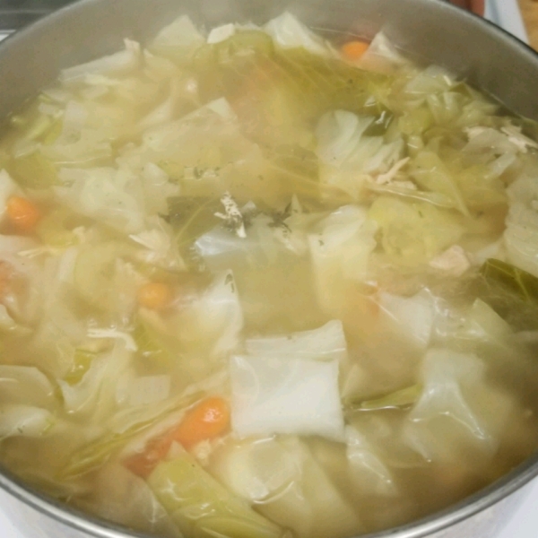 Chicken Soup with Cabbage