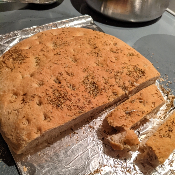 Bread Machine Focaccia