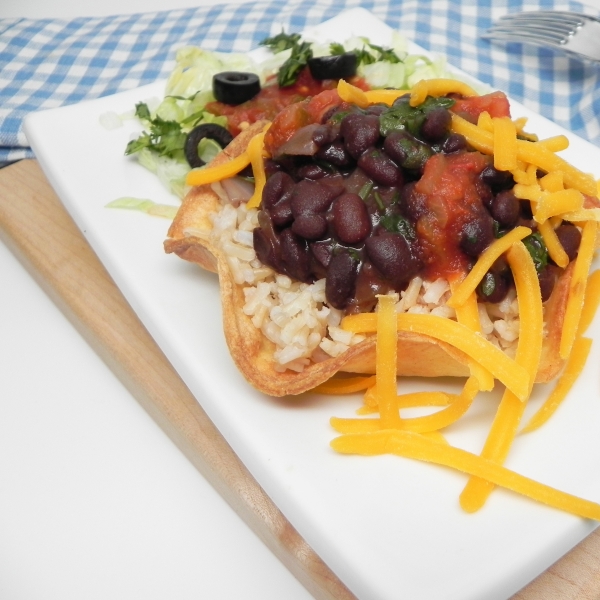 Mojo-Style Black Bean and Rice Bowl