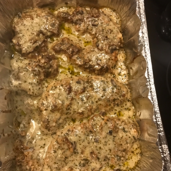 Pesto Baked Pork Chops