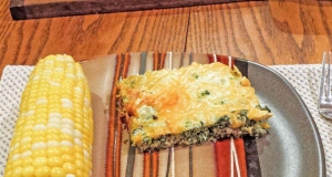 Skinny Crustless Spinach Quiche