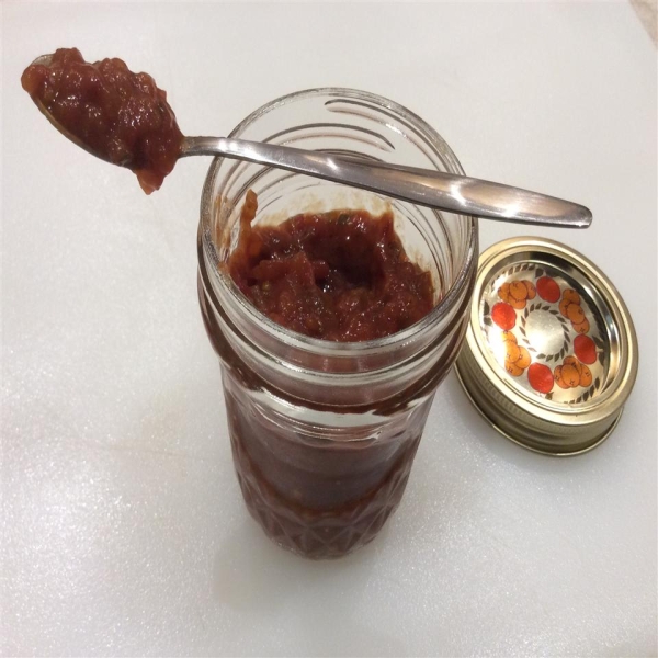 Diane's No-Cook Red Hamburger Relish