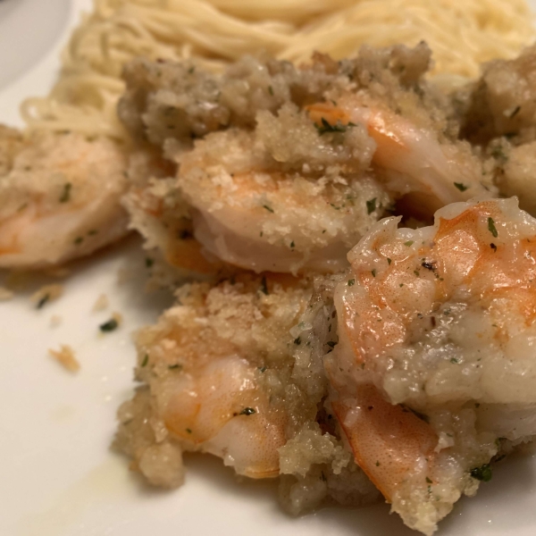 Garlic Parmesan Baked Shrimp