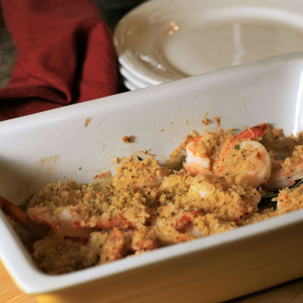 Garlic Parmesan Baked Shrimp