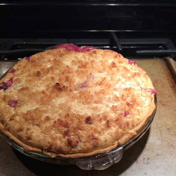 Sour Cream Raspberry Pie