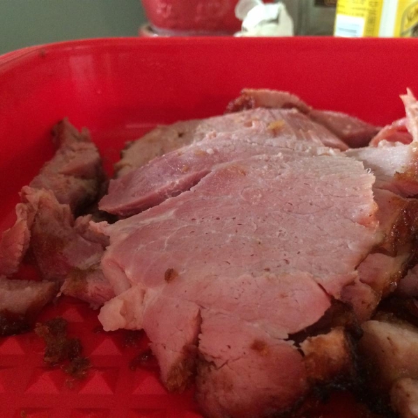 Horseradish and Honey-Glazed Ham