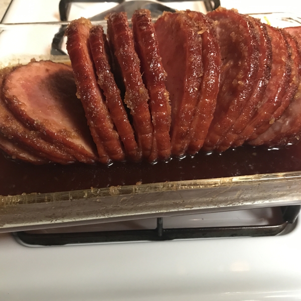 Horseradish and Honey-Glazed Ham