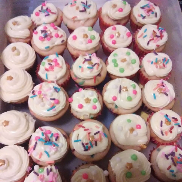 Carrot Cake Cupcakes with Lemon Cream Cheese Frosting