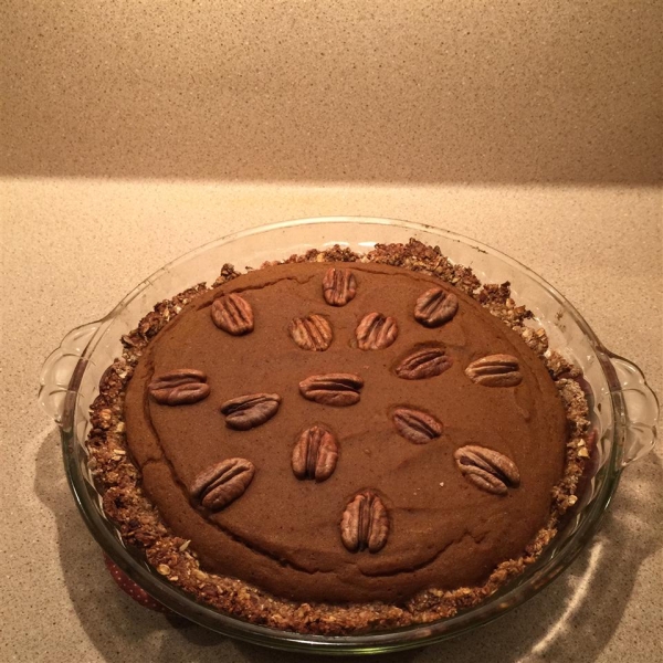 Pumpkin Tart With Pecan Crust