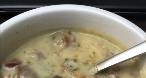 Slow Cooker Ham and Potato Soup