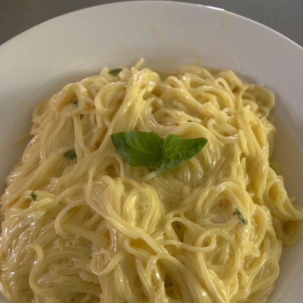 Vermicelli with Lemon Cream Sauce