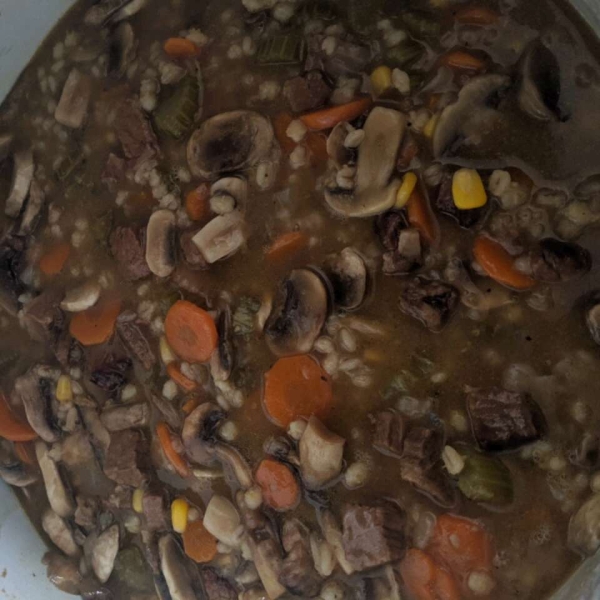 Beef Mushroom Barley Soup