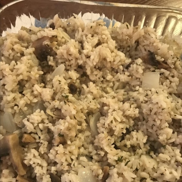 Baked Mushroom Rice