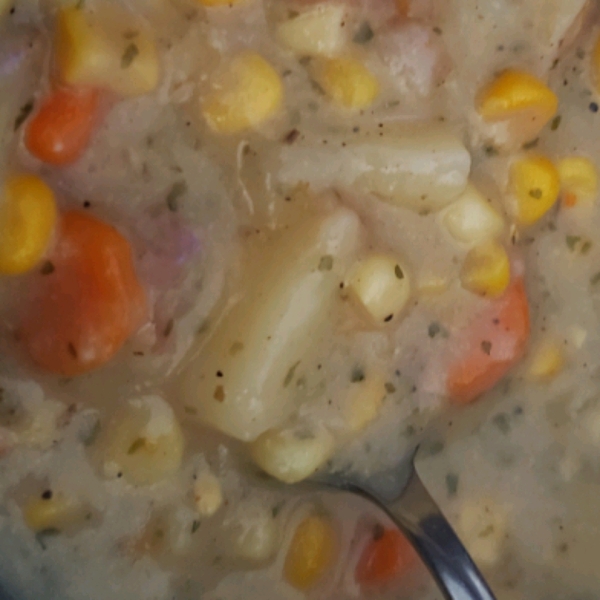 Chunky Corn Chowder (Vegan)