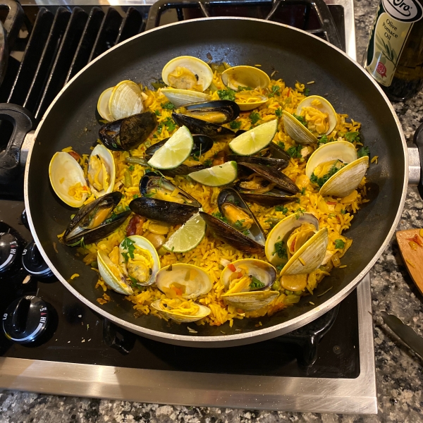 Authentic Seafood Paella