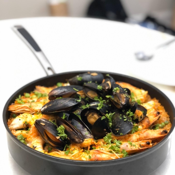 Authentic Seafood Paella