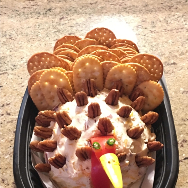 Turkey Cheese Ball for Thanksgiving
