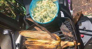 Grilled Corn with Cilantro Lime Butter