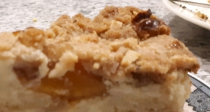 Cream Cheese-Filled Coffeecake With Fruit Preserves and Crumble Topping