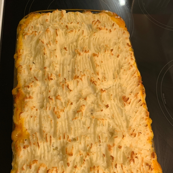 Easy Shepherd's Pie with Garlic Romano Potatoes