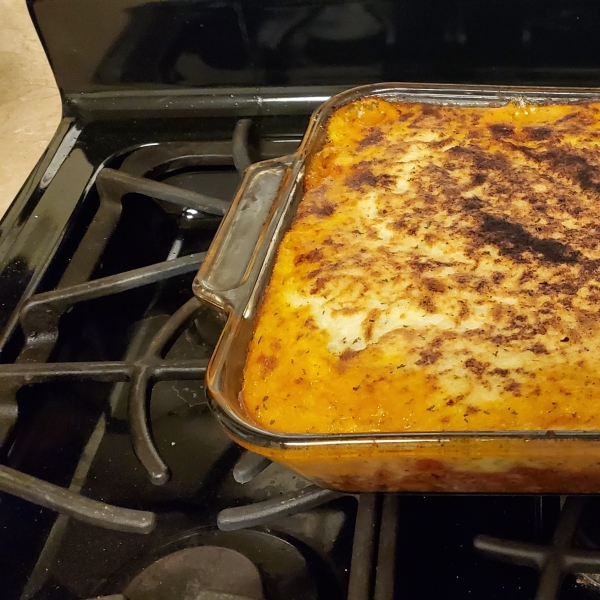 Easy Shepherd's Pie with Garlic Romano Potatoes