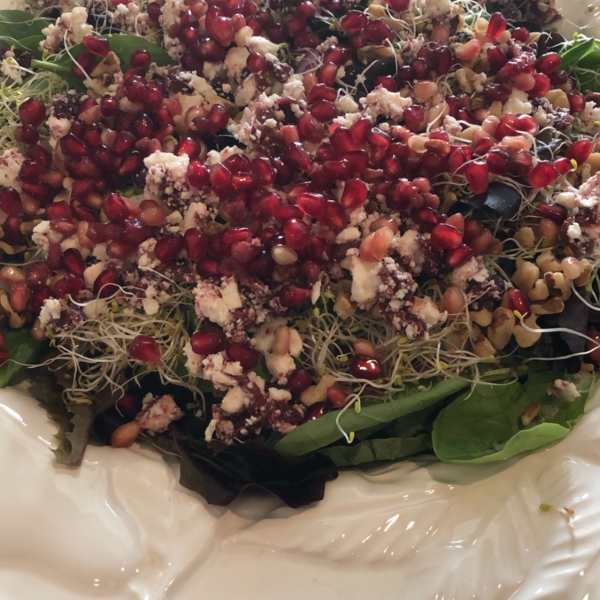 Spinach Pomegranate Salad