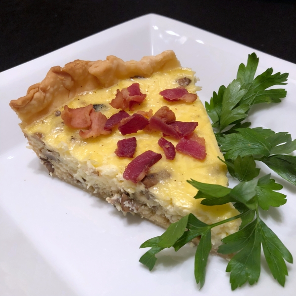 Chanterelle Mushroom Quiche