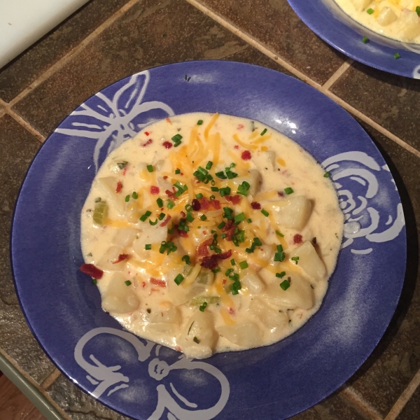 Nikki's Creamy Crock Pot Potato Soup