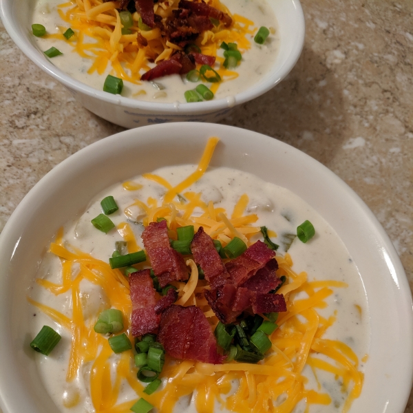 Potato Bacon Corn Chowder